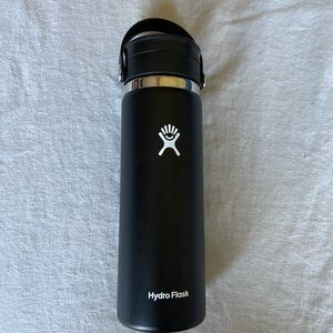 Hydro Flask 24oz Black Wide Mouth With Flex Sip Lid